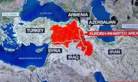Amerikan CNN Kanalı’nın “küstahça” harita paylaşımı tepki çekti